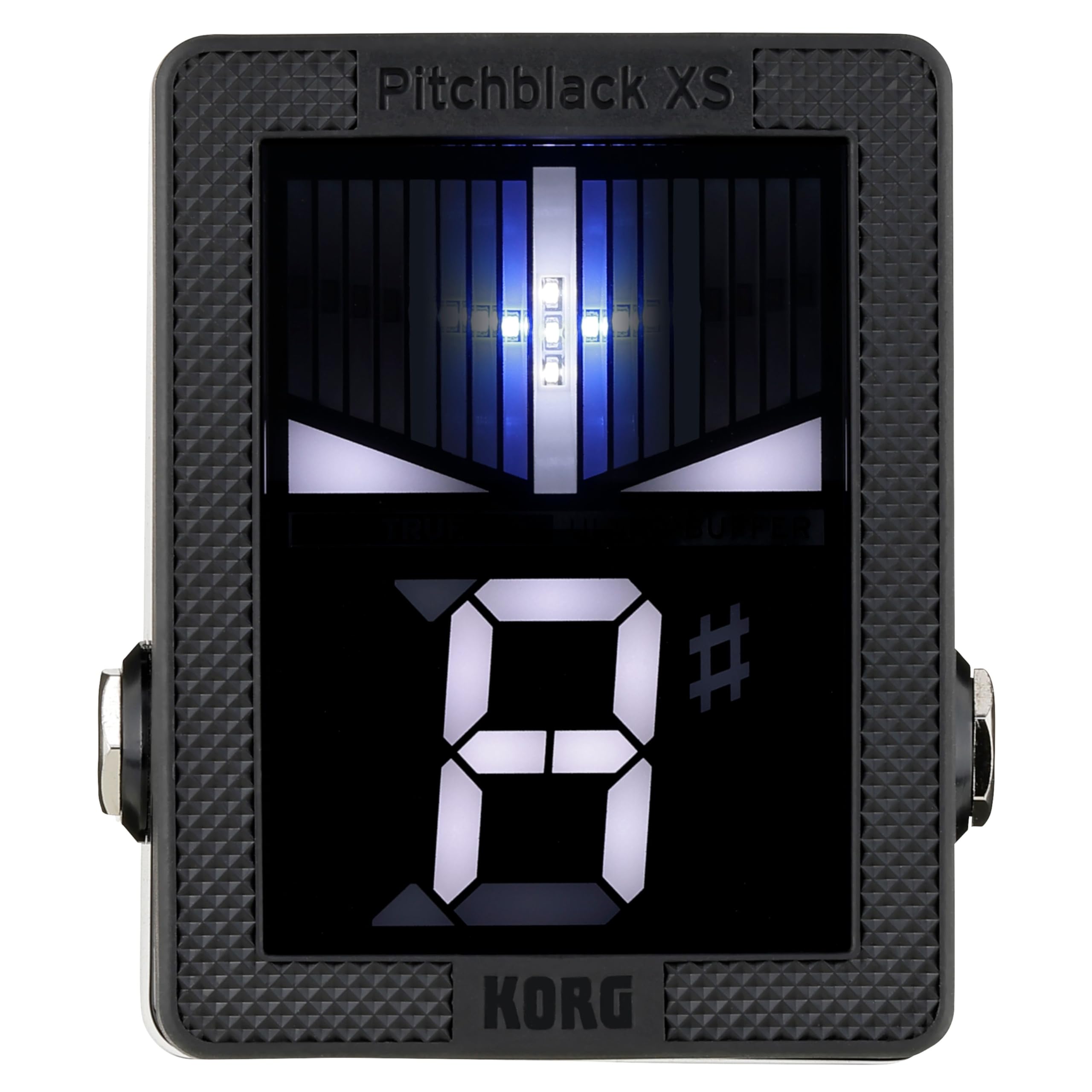 Korg - PB-XS Pitchblack X Series - Compact Guitar/Bass Chromatic Pedal Tuner - Black