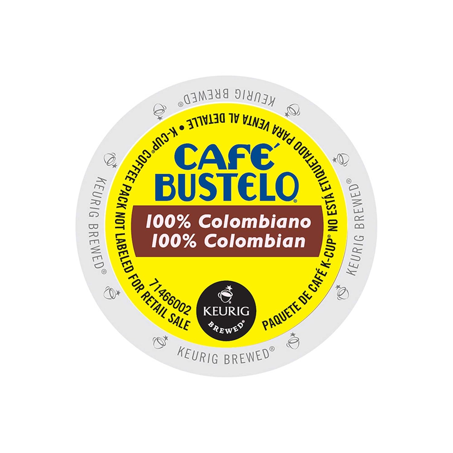 Café Bustelo 100 % Colombian Coffee 96 K Cup Packs