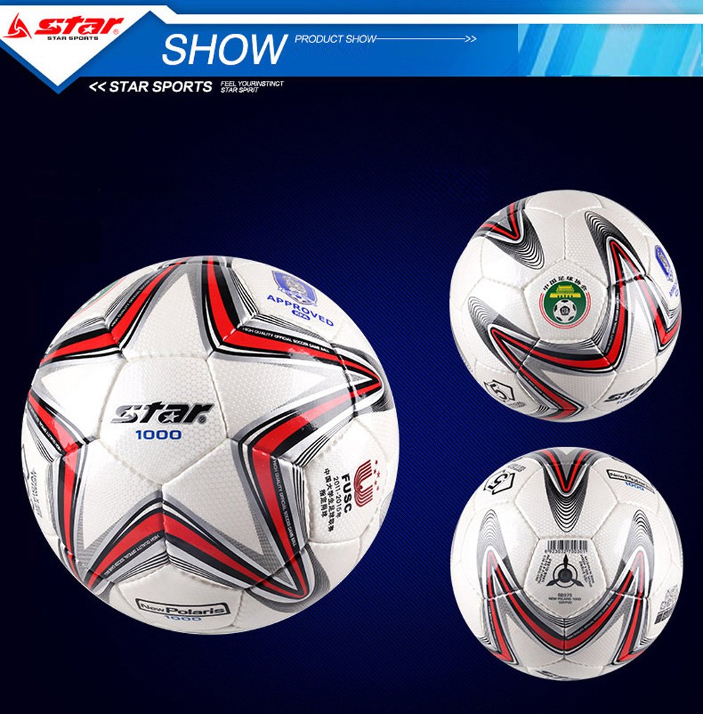 Hand Stitched Star Competitionとトレーニングサッカーボール B00v9jg8kc5 サッカーボール 今年の新作から定番まで Rumble Media