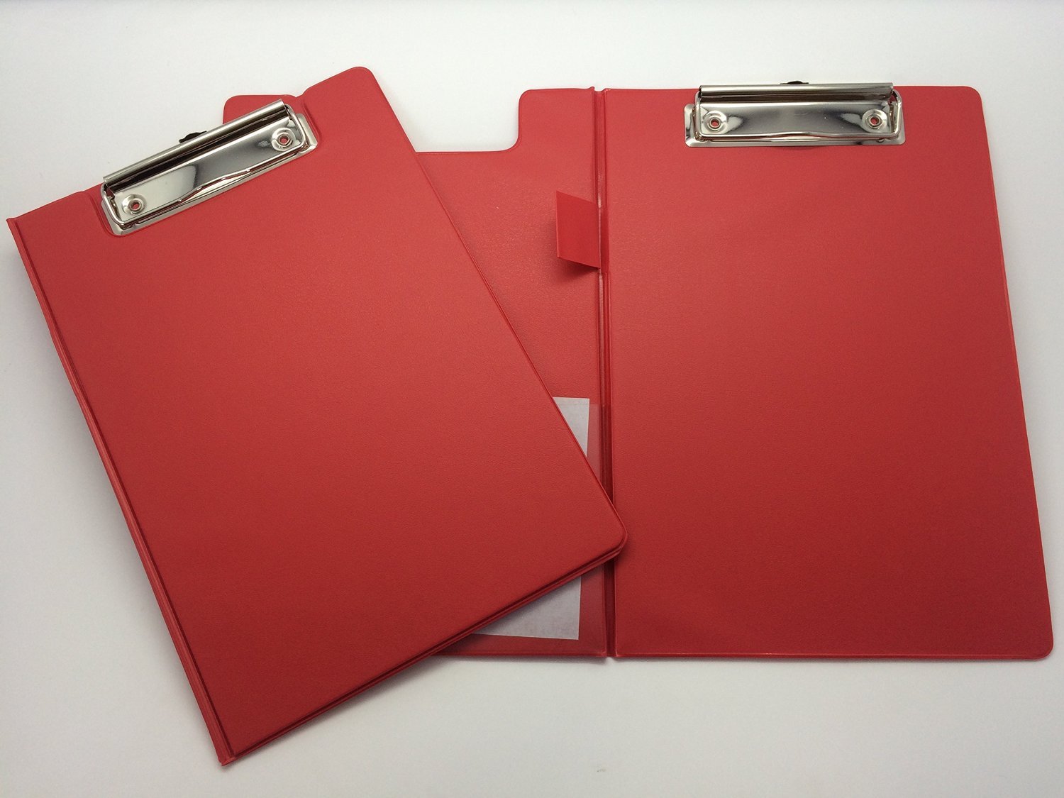 A5 Red Foldover Clipboard with Pen Holder Amazon.co.uk Office Products
