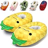 IceUnicorn Toddler Slippers Kids Cute Funny Animal House Shoes Girls Boys Christmas Plush Bedroom Indoor Slipper Washable