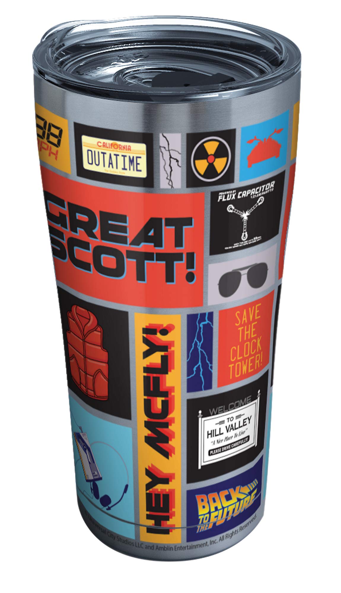Tervis Back to The Future Insulated Tumbler, Stainless Steel