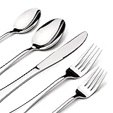 Silverware Set for 8, 40 Piece Heavy Duty Stainless