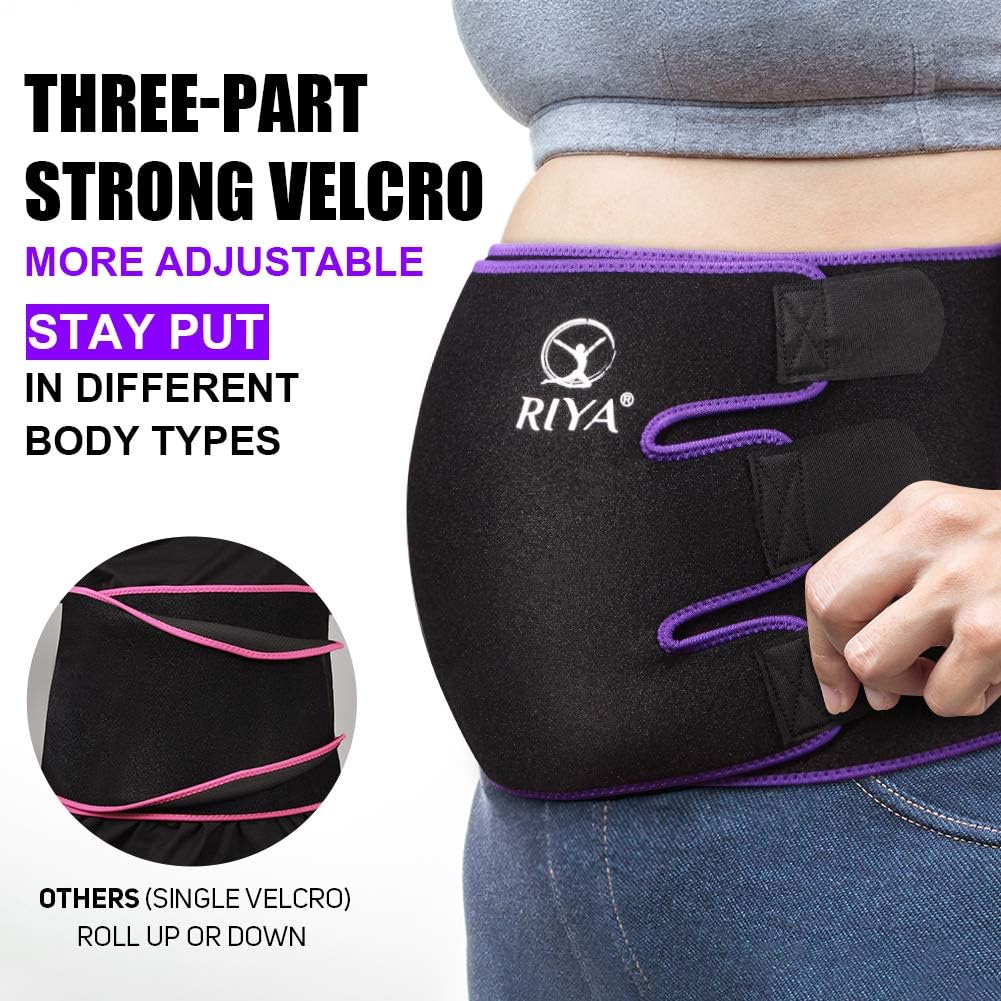 Waist Trimmer Sweat Waist Trainer Women Waist Sweat Belt Band Belly Stomach Wrap: Clothing