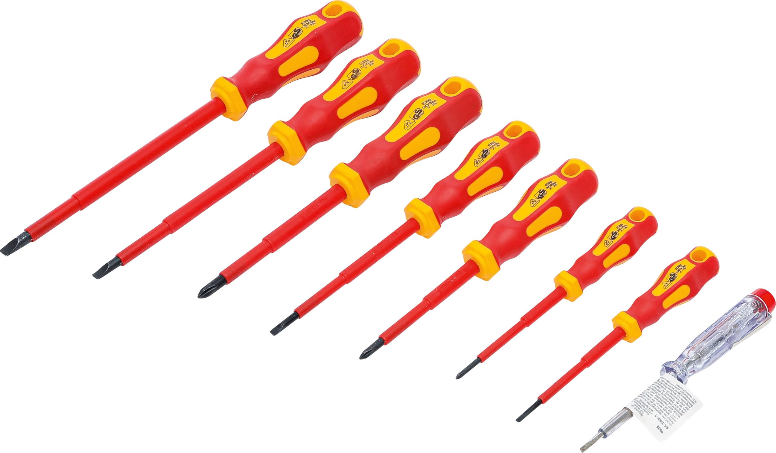 BGS 35838 | VDE Screwdriver Set | 8 pcs.