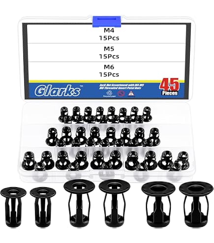 Hillman Group 1143 Flat Speed Nuts (6-32) - 60-Pack Spring Steel Fasteners