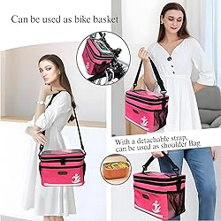 MeiMeSu Bike Handlebar Bag Waterproof Bike Basket