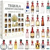 Tequila Advent Calendar 2025 for Adults, A Unique Christmas Countdown with 24 Surprises, Fun Holiday Gift Idea for Men and Wo