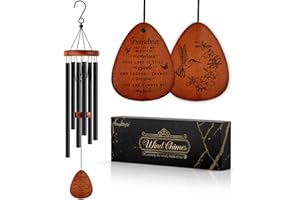 SteadStyle Memorial Gifts for Loss of Grandma - Memorial Wind Chimes, Sympathy Gifts for Loss of Grandmom, Bereavement Gifts for Loss of Grandmother,Sympathy Gift