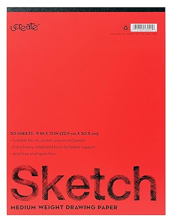 Amazoncom U Create Drawing Pad 9 X 12 Acid Lignin