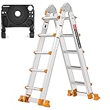 Valeo Ladder 17 FT, A Frame 5 Step Ladder