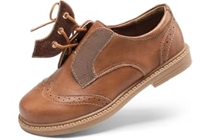 DREAM PAIRS Boys Girls Dress Shoes Kids School Uniform Formal Casual Oxfords for Toddler Little Kid