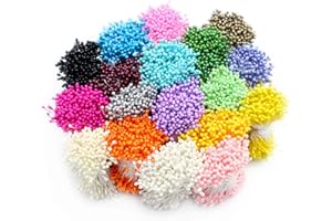 ECYC 900Pcs Mini Flower Stamen Pistil Wedding Decoration DIY Artificial Cards Flowers Stamen, 1mm