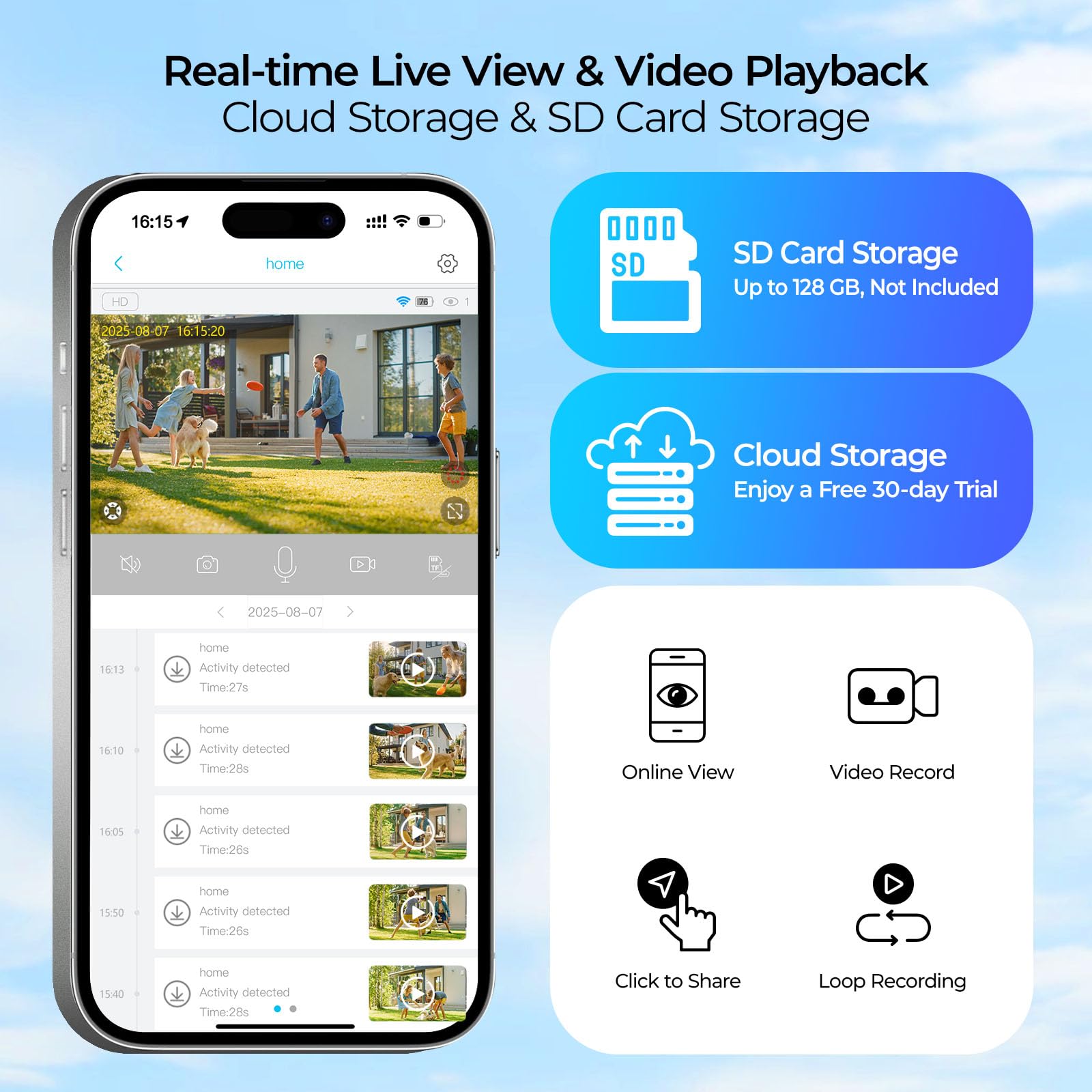 Solar Security Camera Wireless Outdoor, 2K HD Color Night Vision Home Security Camera System with 360° View Battery Powered Spotlight & Siren WiFi Camera Outdoor Motion Sensor and 2-Way Audio 4 Pack