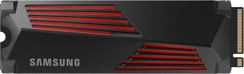 Samsung 990 PRO 2TB SSD Heatsink PCIe 4.0 NVMe M.2 Internal Solid State Drive