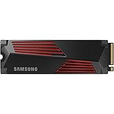 SAMSUNG 990 PRO w/ Heatsink SSD 2TB, PCIe Gen4 M.2 2280 Internal Solid State Hard Drive, Seq. Read Speeds Up To 7,450MB/s for