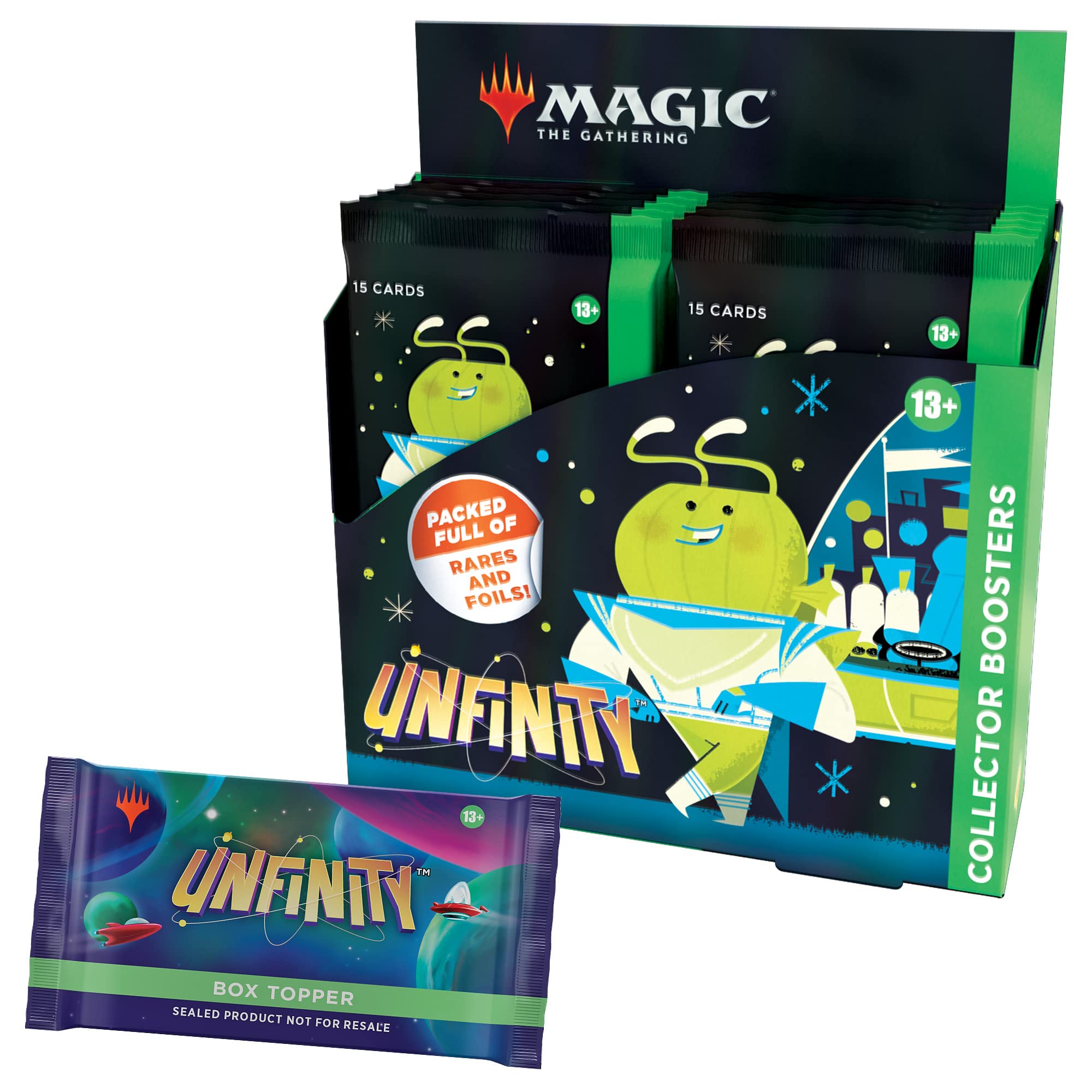 Magic: The Gathering Unfinity Collector Booster Box, 12 Packs & Box Topper
