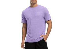 Rdruko Men's Dry Fit Workout Shirts Moisture Wicking Short Sleeve Athletic Running Gym Active T Shirts