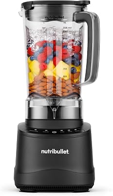 Power Core - Standmixer 1200W 3 Stufen + Pulse 2,1L Schwarz