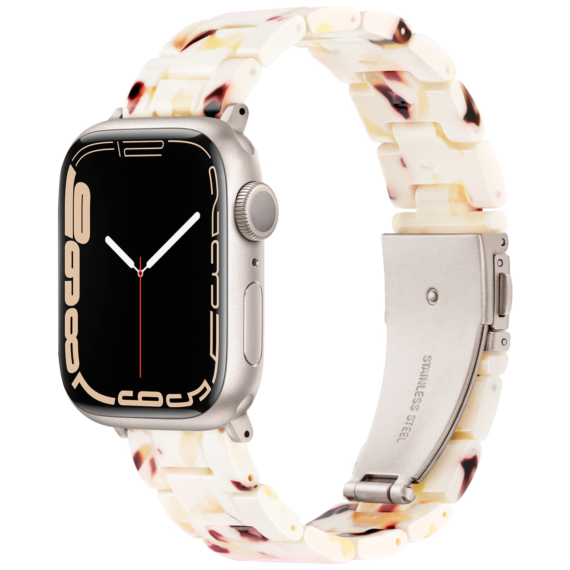 Vamyzji Compatible with Apple Watch Straps 49mm 46mm 45mm 44mm 42mm(S3/2/1), Light Resin Waterproof Adjust Sport iWatch Strap Women Men for Apple Watch Series 11 10 9 8 7 6 5 4 SE 3 2 1 Ultra 3 2 1 — image 1
