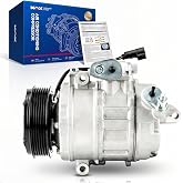 KAX 98332 Air Conditioner AC Compressor with Clutch | Fit For Ford Explorer 2011-2015 3.5L V6, Police Interceptor Utility 2013-2015 3.7L(w/ 7SBH17 Compressor)
