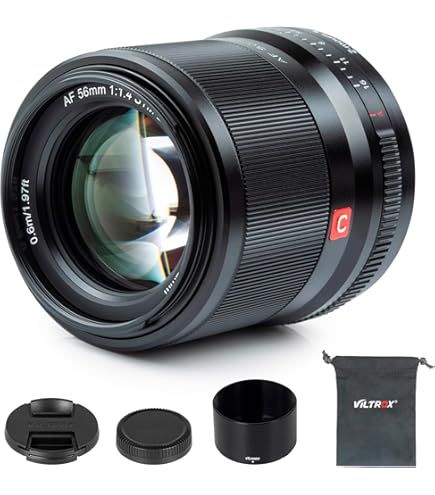 Amazon.com : VILTROX 56mm F1.4 f/1.4 Z-Mount Lens, Standard APS-C