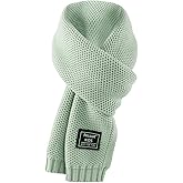 PESAAT Kids Winter Infinity Scarf Knit Toddler Boy Girls Scarves Cotton Outdoor Neck Warmer for Children 3-15 Years