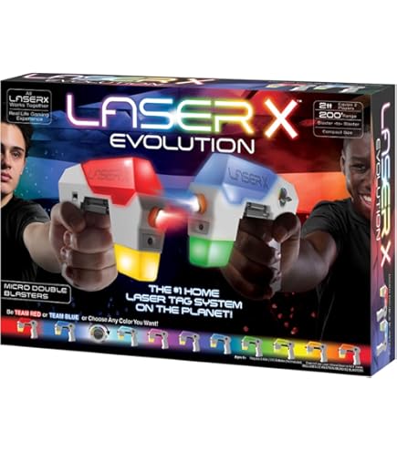 Amazon.com: LASER X Two Player Laser Gaming Set, Multi, 2 Laser