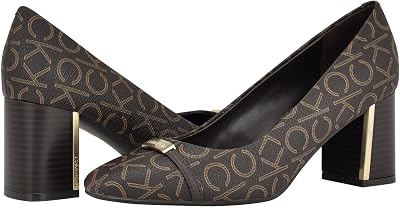 Damen Unesta Pumps, Braunes Logo 200, 38.5 EU