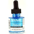 thumbnail image 2 of Dr. Ph. MARTIN'S Iridescent Calligraphy Color 1oz - 7R Iridescent Blue 2 of 12