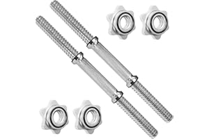 A2ZCARE Standard Dumbbell Handles, 1 inch Dumbbell Handles, Adjustable Dumbbells Handles 1 inch Pair Fit Weight Plate 1 inch - Multiple Options 14 to 24 inch