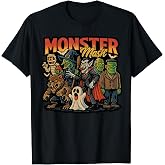 Retro Scary Monster Mash-Inspired T-Shirt