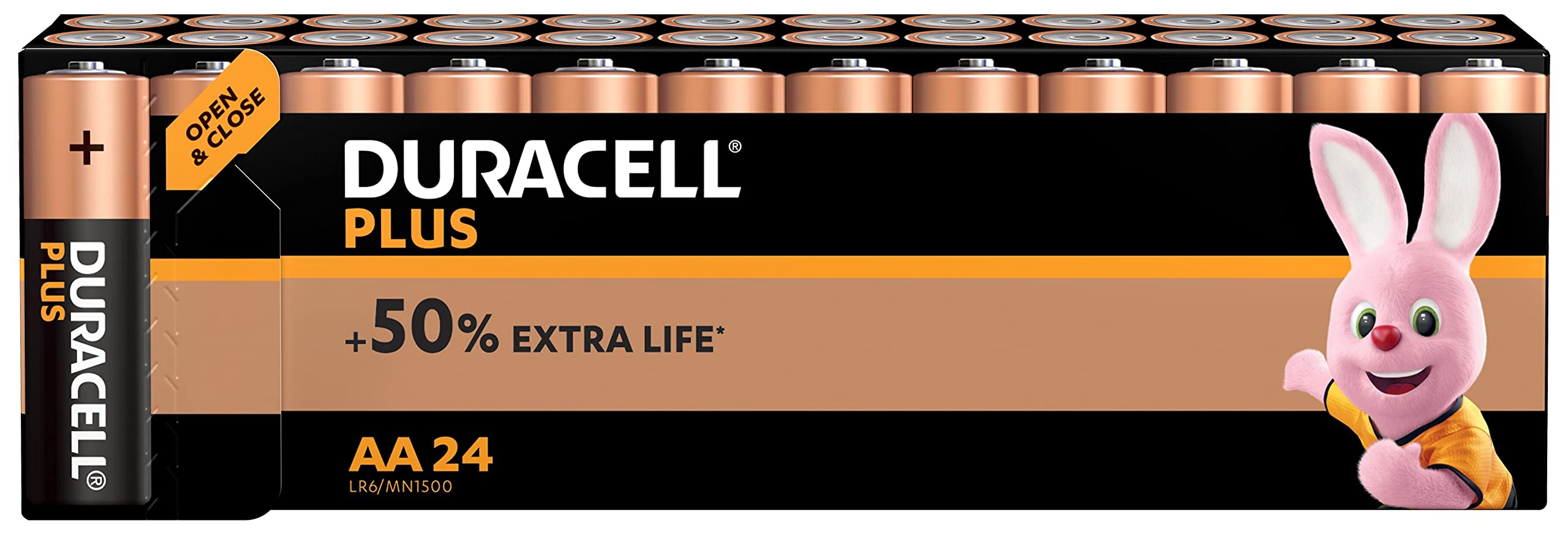 Duracell Plus AA Batteries Pack of 24