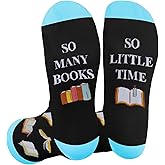 Coopyin Christmas Gifts for Book Lovers, Stocking Stuffers for Book Lovers, Book Lovers Gifts, Gifts for People Who Like to Read, Book Socks, Reading Socks, Librarian Gifts, Book Club Gifts for Women
