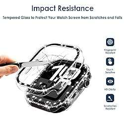 Simpeak 5 Pack Bling Screen Protector Case