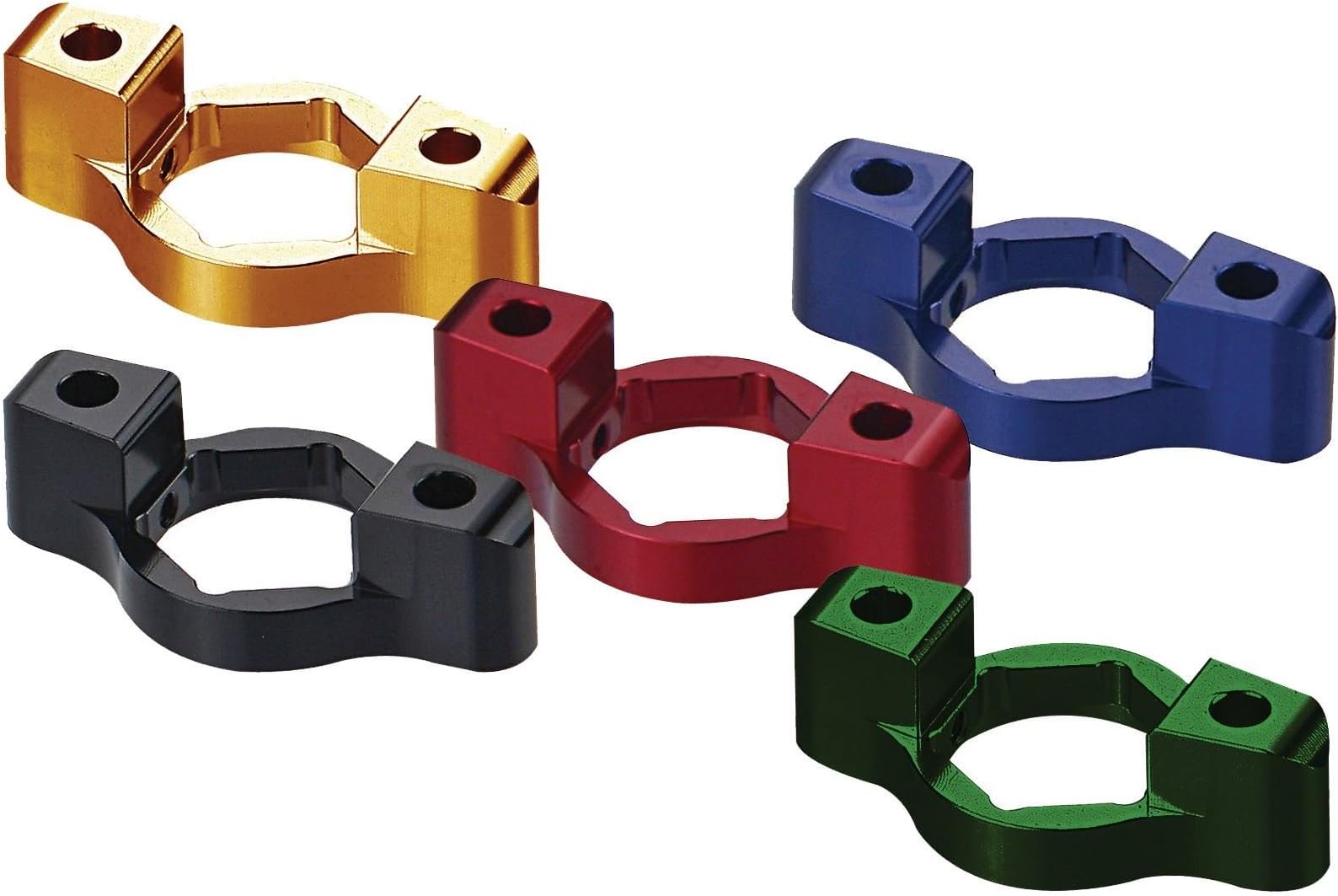 FRONT FORK ADJUSTER GUN-METAL 17mm FITMENT PAIR