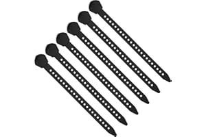 Shupakul 6 Pcs Snowshoe Straps Kit, Adjustable Skiing Boots Straps Replacement, Snowshoe Bindings for Adult Teen Ski Boot