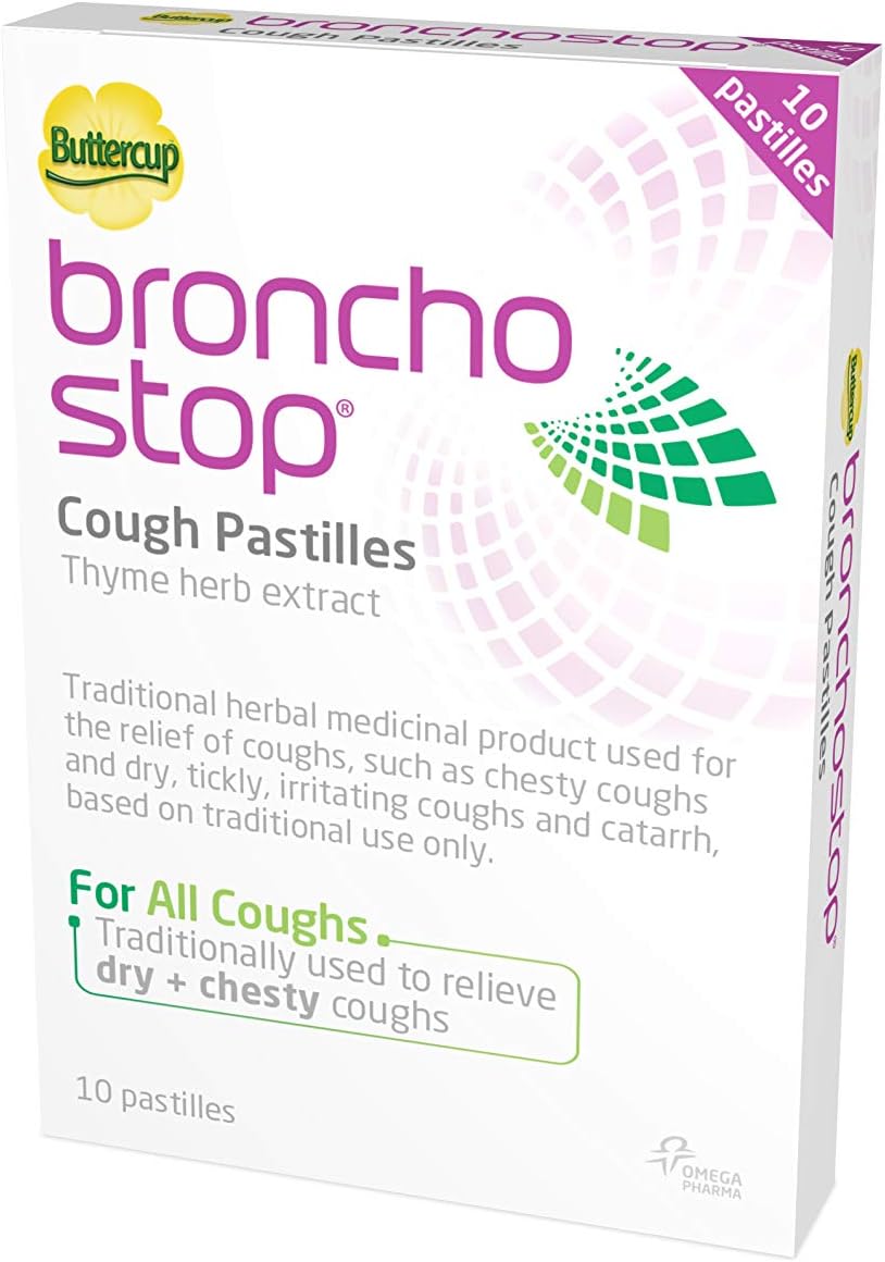 Bronchostop Cough Pastilles (10 Pastilles), Relief for All Cough Types Including Chesty & Dry Coughs - Image 3