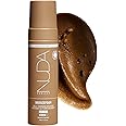 Nuda Dark BronzeFoam Self Tanning Mousse | Lightweight, Fast-Drying, & Streak-Free Sunless Tanner | with Hydrating Coconut Oi