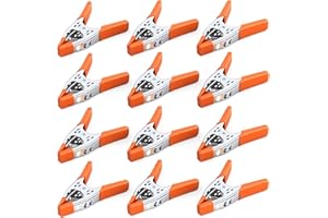 HORUSDY 12-Piece 6" inch Spring Clamp, Heavy Duty Spring Metal Spring Clamps, 2.5"-inch Jaw opening (12-Piece)