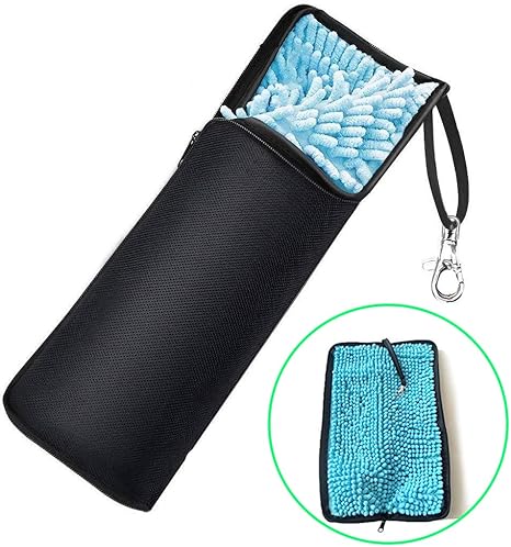 Amazon 折り畳み傘カバー 超吸水 傘ケース 2面吸水 梅雨対策 折り畳み傘袋 マイクロファイバー 軽量 携帯便利 30cm以内傘入れ可能 ブラック 34cm Alangduo 傘関連用品 通販