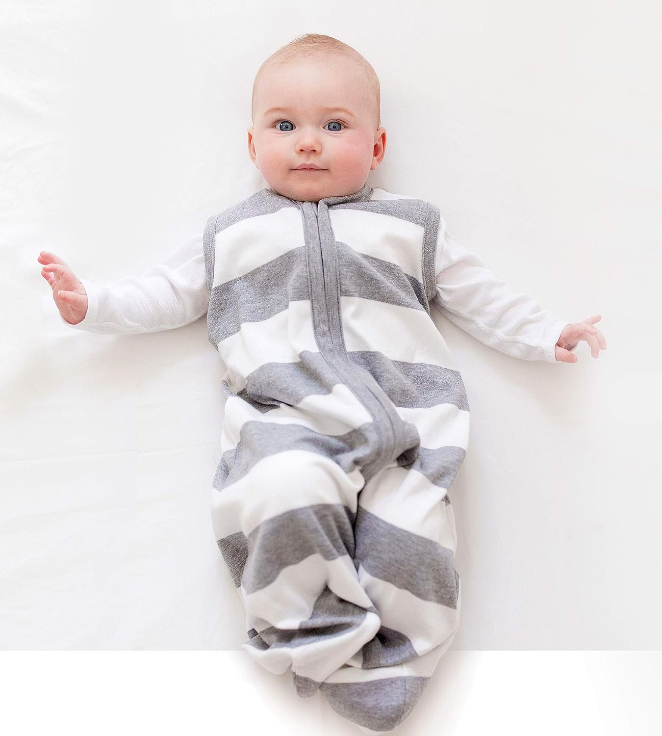 Burt's Bees Baby - Beekeeper Wearable Blanket, 100% Organic Cotton, Swaddle Transition Sleeping Bag: Clothing