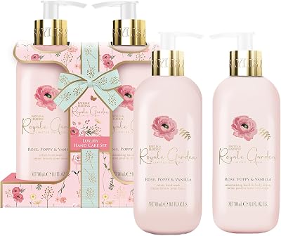 Baylis & Harding Royale Garden Rose Poppy Vanilla Hand Care Gift Set Vegan