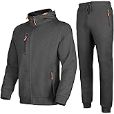 Xmgelp Mens Sweatsuits 2 Piece Sets Fleece Tracksuit Jogging Suits Sets Casual Outfits for Men