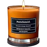 100% Soy, Highly Scented, Hand Poured Soy Candle (Patchouli)