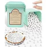 PLANTIONAL Pie Weights - 1.5 LB Ceramic Stoneware Beans in Wheat Straw Container for Blind Baking Pastry Crusts (Green)