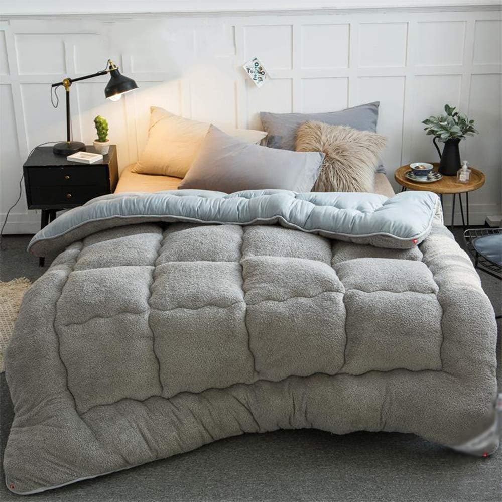 YRRA Quality Fluffy Cashmere Quilt, Thick Thicken Lamb