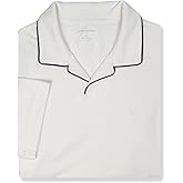 Banana Republic Mens 782270 Standard Fit Pique Cotton Open Collar Polo Shirt,