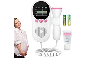 NABOET Baby Monitor Heartbeat Pregnancy Accessories Pocket Portable Doppler Fetal Heart Rate Monitor Easy to Use-Nj1