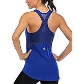ICTIVE Workout Tank Tops for Women Sleeveless Yoga Shirts for Women Mesh Racerback Muscle Tank Tops